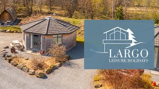 Woodland Cabin with Double Bed Loch Tay Highland Lodges Scotland [upl. by Anoel]