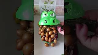 crocos mouth full of clausena lansium fruit healthy viral shorts video asmr [upl. by Auqinal7]