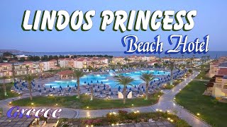 Lindos Princess Beach  A Stunning Hotel Tour amp Review in Lardos Greece [upl. by Kcaz]