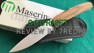 Maserin Gourmet Bocote Review  Classy Frontflipper Steak Knife [upl. by Magree724]