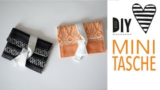 DIY Mini Täschchen  Nähen für Anfänger [upl. by Krista]