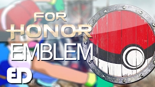 FOR HONOR POKEBALL Version 1 Emblem Tutorial [upl. by Dolly]