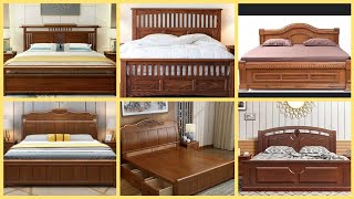 Top 40 Wooden double bed design ideas15 February 2023 [upl. by Amzaj]