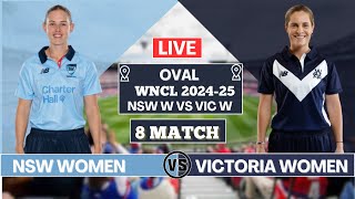 Victoria Women vs NSW Women 8th ODI Match Live Score  VIC W vs NSW W Live Commentary [upl. by Underwood466]