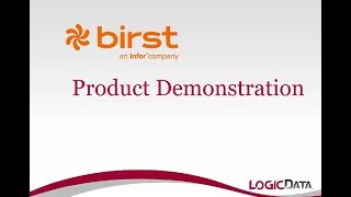 Birst BI Demo Part 1  Introduction [upl. by Dugaid]