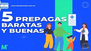 5 Prepagas Baratas y Buenas  Comparación [upl. by Konstanze]