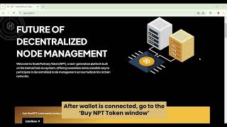 How to Buy NPT tokens [upl. by Gannes]