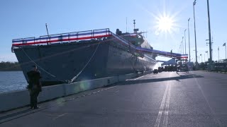 Littoral Combat Ship 11 the USS Sioux City Begins Active Duty [upl. by Irod]