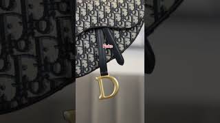 How to tell if Dior Saddle Bag is FAKE luxury fashion realvsfake dior [upl. by Heimer]