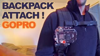 GoPro Tips 4  GoPro on Backpack Shoulder Strap [upl. by Wheeler]