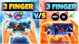 2 Finger vs 3 Finger Free Fire  How to Learn 3 Finger  Please Watch this 🙏 [upl. by Keli]