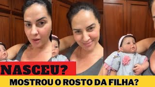 Nasceu Graciele Lacerda MOSTRA Rosto da Filha com Zezé Di Camargo [upl. by Farmer]