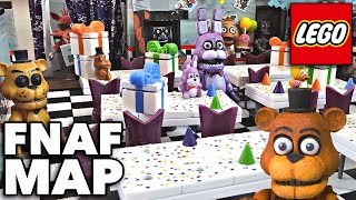 Building the Fnaf Map with McFarlane Legos  2023 Fnaf Unboxing Review [upl. by Vona]