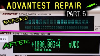 🔴 Advantest R6581T Repair Part 6  Display Replacement with OLED  No1290 [upl. by Ahselet]