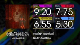 【GITADORA】 under control MASTER  BASIC Drum [upl. by Scharff]