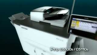 Ricoh Pro C5110S and Pro C5100S digital colour cut sheet printers [upl. by Adihaj778]