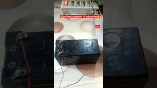 How to charging 12volte DC Battery at homeusing mobile phone chargerShorts [upl. by Gussi]