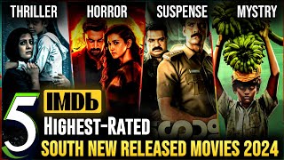 Top 5 Highest Rated South Indian Hindi Dubbed Movies on IMDb 2024 [upl. by Chancellor]