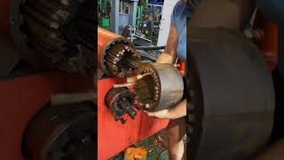 Motor parts disassembled  Part  2  motor acmotor disassemble disassembly [upl. by Eindys]