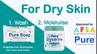 Pure Glycerine Soap and Cream  For Dry Skin [upl. by Ardiedal790]