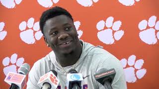 Orhorhoro sees hunger in Clemson teammates [upl. by Ahsrats201]