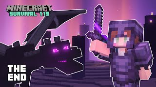 First Time Defeating The Ender Dragon  Minecraft 119 Lets Play  FINAL EPISODE [upl. by Ahcila]