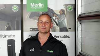 How to conduct a garage door safety reversal system test I MERLIN [upl. by Accever]