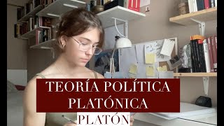 PLATÓN SELECTIVIDAD  TEORÍA POLÍTICA PLATÓNICA [upl. by Aihsatsan]