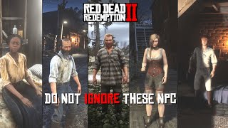 Do Not IGNORE These NPC In Red Dead Redemption 2 RDR2 For Better Game Experience [upl. by Eiramlatsyrk]