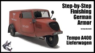 Building the Miniart Tempo A400 Lieferwagen [upl. by Wystand]