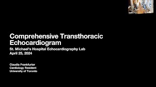 Echo Core Curriculum Comprehensive Transthoracic Echocardiogram [upl. by Vachel]