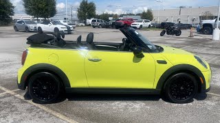 2024 MINI Cooper Convertible  Zesty Yellow [upl. by Toft90]