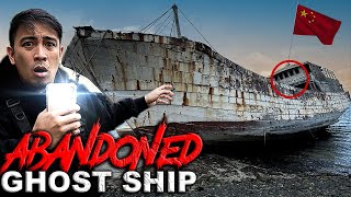 Exploring the Abandoned Ghost Ship in Palawan [upl. by Xonel]