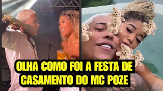 FESTA DE CASAMENTO DO MC POZE COM A VIVI NORONHA [upl. by Nahtanoj536]