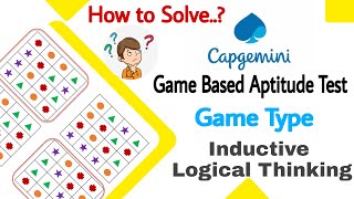 How To Solve Capgemini Game Base Aptitude Test  Game Type Inductive Logical Thinking  Easy Tricks [upl. by Aikemet]