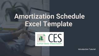 Amortization Schedule Excel Template Tutorial [upl. by Ase]