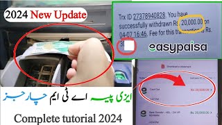 EasyPaisa ATM withdrawal Charges Live Proof 2024 easypaisa visa debit card atm charges [upl. by Elana]