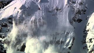 Nick Ennen Snowboards Gigantic Montana Cliff [upl. by Henricks]