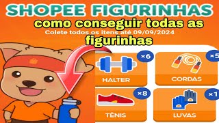 shopee figurinhas como pegar todas as figurinhas em busca da garrafinha 😀😀 [upl. by Ausoj503]