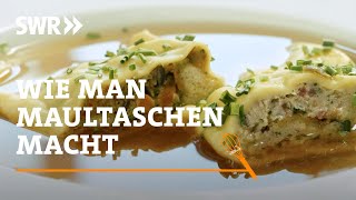 Wie man Maultaschen macht  SWR Handwerkskunst [upl. by Akimak]