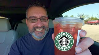 NEW Starbucks Spicy Strawberry Lemonade Refresher starbucks [upl. by Elocn]