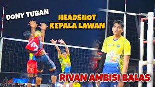 Laga Final Dony HEADSHOT Kepala Lawan💥 quotRivan Nurmulkiquot Di TANTANG Penonton BALASPIALA BUPATI TUBAN [upl. by Darbee]