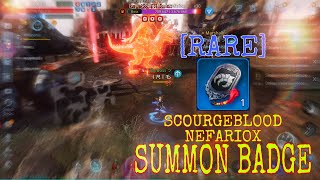 MIR4 🇵🇭  RARE Foresaken Badge of Black Heaven Army Scourgeblood Nefariox 4K [upl. by Namaj]