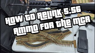 How to Properly ReLink 556MM Ammo for the M249 SAW amp Fightlite MCR [upl. by Negaet]