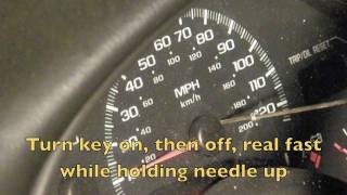 Camaro Speedometer Reset [upl. by Sallie416]