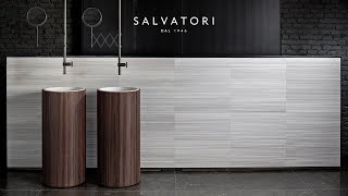 Salvatori  Installation guide of Adda Freestanding Cylinder basin [upl. by Orutra]