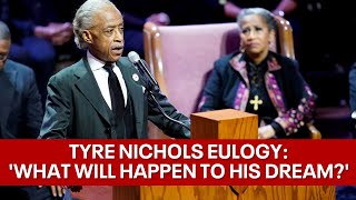 Tyre Nichols funeral Rev Al Sharpton delivers eulogy [upl. by Stav900]