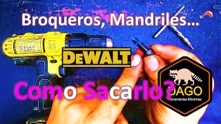 Como Cambiar Mandril Broquero Suelta las brocas ya no aprieta Dewalt DCD776 771 [upl. by Lielos165]