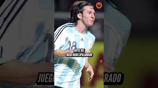 Carlos Chandía no expulsó a Messi a cambio de su playera shorts messi [upl. by Eidaj]