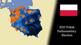 2023 Polish Parliamentary Election Results [upl. by Pelagias221]